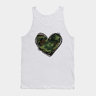 Camo Heart Tank Top